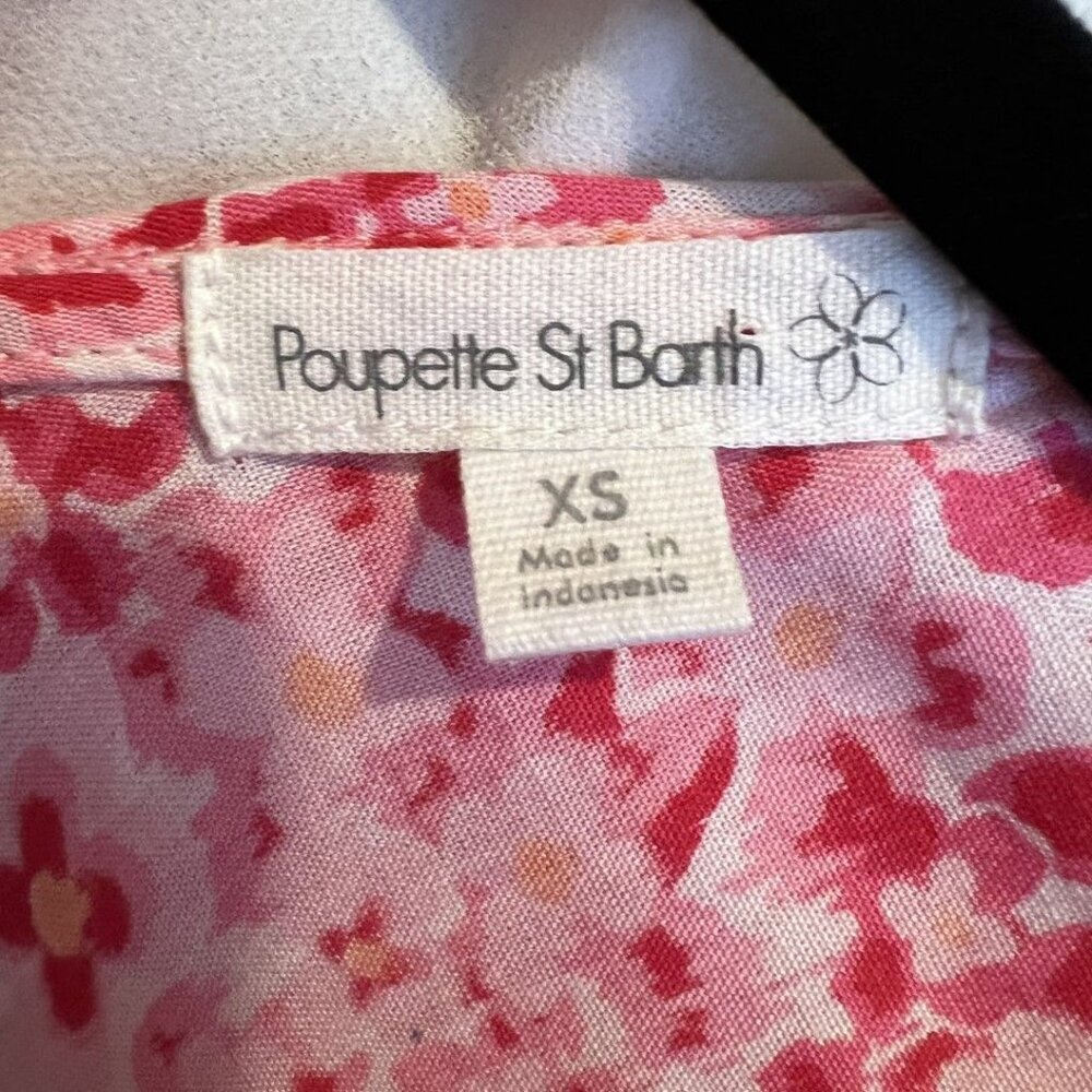 POUPETTE ST BARTH Della Long Dress Pink Floral Maxi $390 - Picture 11 of 13